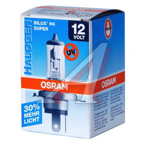 Изображение 3, 64193SUP Лампа 12V H4 60/55W P43t +30% Super OSRAM