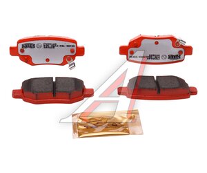 Изображение 1, PN0846S Колодки тормозные BAIC X35 (23-) задние (4шт.) NIBK