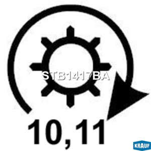 Изображение 3, STB1417BA Стартер CITROEN C4 (08-) KRAUF