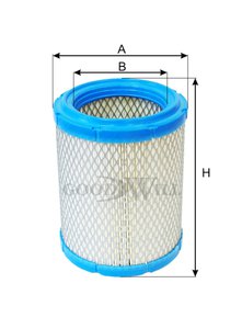 Изображение 3, AG111 Фильтр воздушный CHRYSLER Sebring (01-07) GOODWILL