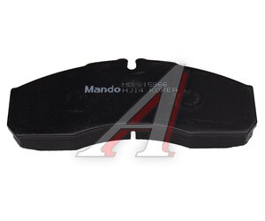 Колодки тормозные NISSAN Cabstar (06-) передние (с датчиком) (4шт.) MANDO, GDB1610, 42536101,
                                                          фото 4 Изображение 4, MBF015966 Колодки тормозные NISSAN Cabstar (06-) передние (с датчиком) (4шт.) MANDO