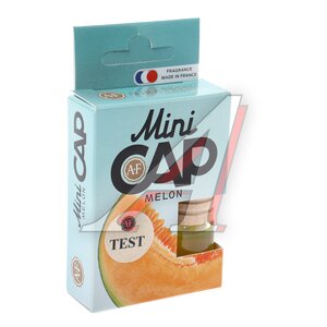 Изображение 2, 23413 Ароматизатор подвесной жидкостный (melon) 4мл Mini CAP AURA FRESH