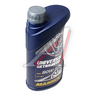 Изображение 1, 1312 Масло трансмиссионное UNIVERSAL GETRIEBEOEL GL-4 80W90 мин.1л 8107 MANNOL