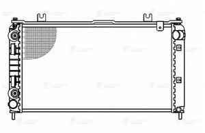 Изображение 11, LRC01194 Радиатор ВАЗ-2190 алюминиевый (15-) АКПП (тип K-Dac) LUZAR