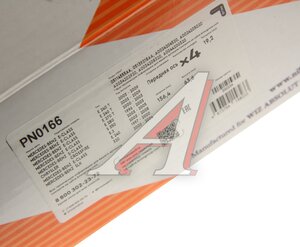 Изображение 4, PN0166 Колодки тормозные MERCEDES E (W210) передние (4шт.) NIBK