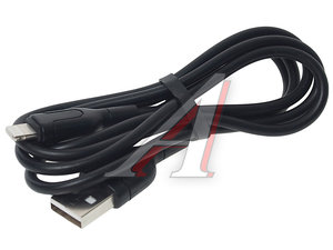 Изображение 1, NB212 Black Кабель iPhone (5-) 2.1A 1м черный XO