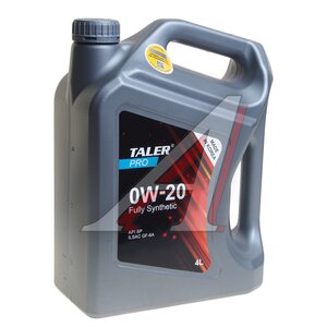 Изображение 1, 700422 Масло моторное PRO SP/GF-6 0W20 синт.4л TALER