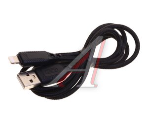 Изображение 1, NB235 Black Кабель iPhone (5-) 2.4A 1м XO