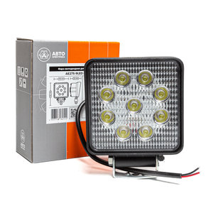 Изображение 6, AE27S-9LED-55PC АЕ Фара рабочего света 110х140х55мм 27Вт (9 светодиодов) (рассеянный свет) AVTOELECTRICA