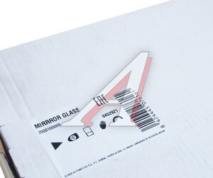 Изображение 4, 6452921 Элемент зеркальный FIAT Ducato (01-) правый маленький ALKAR