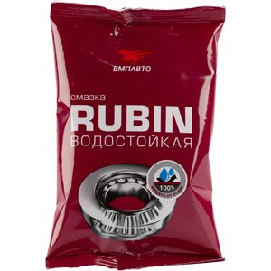 Изображение 1, 1406 Смазка литиевая многоцелевая водостойкая RUBIN МС-1520 400г (красная) ВМП-АВТО