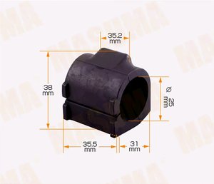 Изображение 2, MP-1099 Втулка стабилизатора NISSAN Almera (G15RA) (12-) (1.6) переднего MASUMA