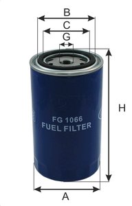 Изображение 5, FG-1066 Фильтр топливный ЯМЗ тонкой очистки (резьбовой) ЕВРО-3 GOODWILL
