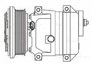 Изображение 4, LCAC0576 Компрессор CHEVROLET Epica (07-) кондиционера LUZAR