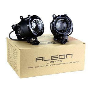 Изображение 1, AL-90W-1 Фара противотуманная RENAULT Logan светодиодная 33W 6000К 1 линза (2шт.) ALEON