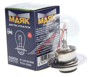 Изображение 1, 62464 Лампа 24V R1 60/40W P42d White МАЯК