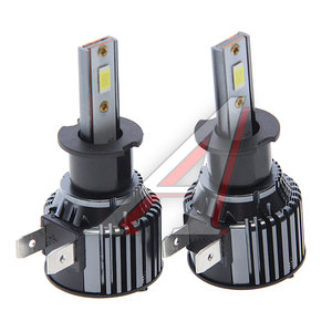 Изображение 1, CLULTLEDH3-2 Лампа светодиодная 12V H3 PК22s 4500Lm бокс (2шт.) CLEARLIGHT