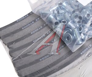 Изображение 2, Z10736 Накладка тормозной колодки MAN (410х223) стандарт (8шт.) ZENTPARTS