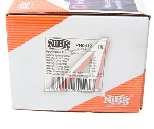Изображение 6, PN0412 Колодки тормозные MERCEDES Sprinter (06-16) задние (4шт.) NIBK