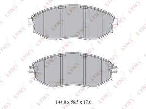 Изображение 2, BD-1812 Колодки тормозные CHEVROLET Epica передние (4шт.) LYNX