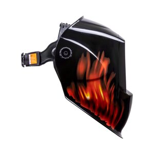 Маска сварщика регулировка затемнения (хамелеон) Огонь FOXWELD, 3467,
                                                          фото 4 Изображение 4, КОРУНД-2 (ф-р 7100V) Маска сварщика регулировка затемнения (хамелеон) Огонь FOXWELD