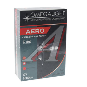 Изображение 3, OLLEDH4AERO-2 Лампа светодиодная 12V H4 P43t-38 3000Lm (2шт.) Aero OMEGALIGHT