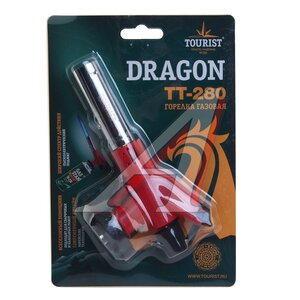 Изображение 4, TT-280 Горелка газовая под цанговый баллон с пьезоподжигом Dragon TOURIST