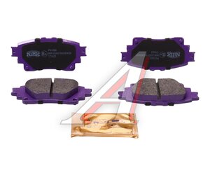 Колодки тормозные TOYOTA Highlander задние (4шт.) NIBK, ,
                                                          фото 1 Изображение 1, PN1868 Колодки тормозные TOYOTA Highlander задние (4шт.) NIBK