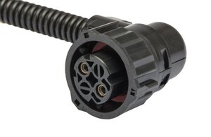 Изображение 2, LECAR010560703 Разъем МАЗ, ГАЗ, УАЗ МАЗ угловой (4 провода,  байонет) LECAR