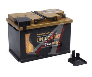 Изображение 2, 6СТ77(0) Аккумулятор UNICORN Gold 77А/ч обратная полярность