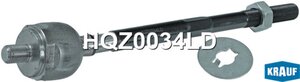 Изображение 1, HQZ0034LD Тяга рулевая RENAULT Megane (-03) левая/правая KRAUF