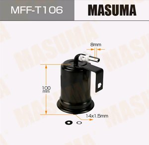 Изображение 4, MFF-T106 Фильтр топливный TOYOTA Land Cruiser (J100) MASUMA