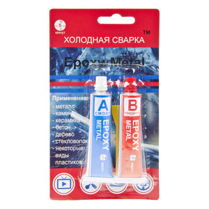 Изображение 1, EM-57 Клей эпоксидный двухкомпонентный черный 57г Epoxy Metal АСТАТ