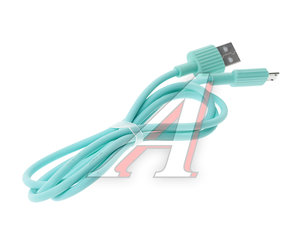 Изображение 2, NB156 Green Кабель micro USB 2.4A 1м зеленый XO