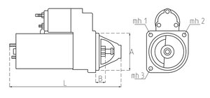 Изображение 5, TT16419 Стартер FIAT Ducato (06-) TESLA TECHNICS