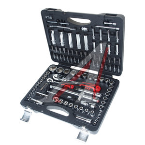 Изображение 1, JTC-H110B-B72 Набор головок торцевых и бит 1/4", 1/2" 6-гранных 110 предметов в кейсе JTC