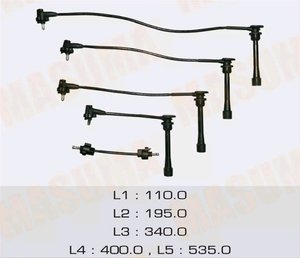 Изображение 2, MG-60070 Провод высоковольтный TOYOTA Previa (90-00) (2.4) комплект MASUMA