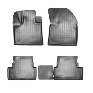 Изображение 1, NPA11-C64-320 Коврик салона PEUGEOT 3008 (16-) полиуретан (4 предм.) NORPLAST