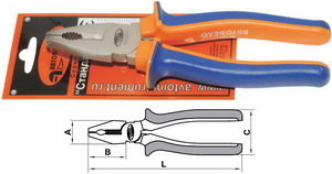 Изображение 1, 30218 Пассатижи 180мм АВТОДЕЛО