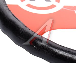 Изображение 2, AP-765 BK (L) Оплетка руля (L) 39-41см черная натуральная кожа AUTOPROFI