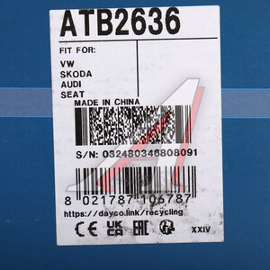 Изображение 5, ATB2636 Ролик ГРМ AUDI A1, A3, A4 натяжителя DAYCO