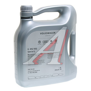 Изображение 1, G052502M4 Масло моторное VAG SPECIAL G 5W40 синт. 502.00/505.00 5л