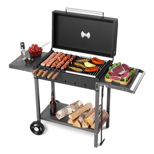 Изображение 7, МАН 203 Мангал-гриль 1285х480х901х2.0мм передвижной GRATAR 