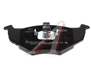 Изображение 4, 0986424723 Колодки тормозные SKODA Fabia (00-08) передние (4шт.) BOSCH
