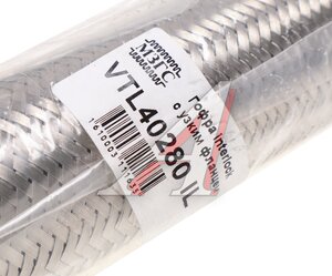 Изображение 3, VTL40280 IL Гофра глушителя 40x280 трехслойная interlock нержавеющая сталь МЗГС