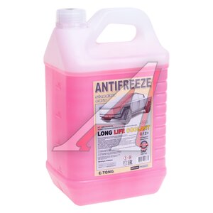 Изображение 1, ESR005 Антифриз красный -40C 5кг e-tong G12+ EURO STANDARD