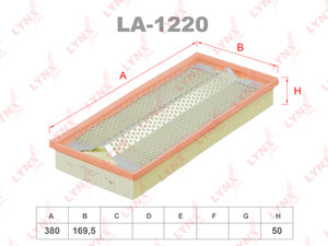 Изображение 1, LA1220 Фильтр воздушный MERCEDES (W124) (дв.om603912) LYNX