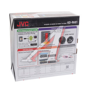 Изображение 3, JVC KD-R681 Магнитола автомобильная 1DIN JVC