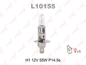 Изображение 2, L10155 Лампа 12V H1 55W (1шт.) LYNX