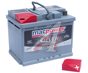 Изображение 2, 6СТ60(0) SMF56068 Аккумулятор MACPOWER 60А/ч обратная полярность